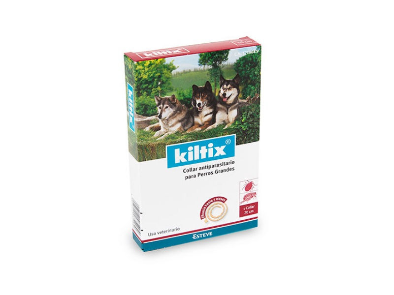 Kiltix, Collar antipulgas y anti garrapatas p/perros grandes, Bayer