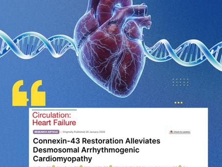 Terapia gênica para cardiomiopatia arritmogênica: restaurando a comunicação elétrica do coração 