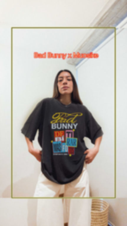 Bad Bunny DTMF Playera Oversize