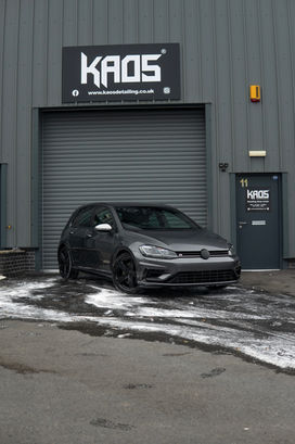 Grey Golf R after a Valet