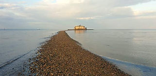 Bembridge Fort at Low Tide