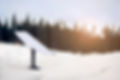 Starlink Satellite Dish, Satellites Starlink Internet Connection in Mountains in Snow Wint