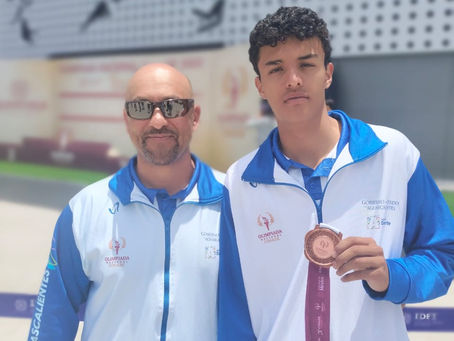 DEPORTISTAS DE AGUASCALIENTES GANAN SEIS MEDALLAS EN CICLISMO DE PISTA, ATLETISMO Y BÁDMINTON EN LA OLIMPIADA CONADE