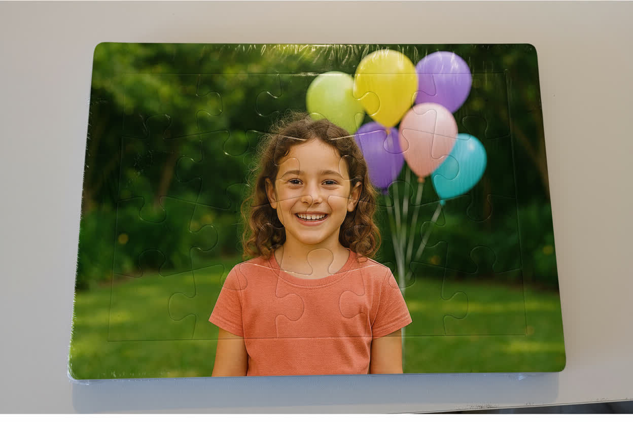 פאזל מקרטון במסגרת- 20 חלקים