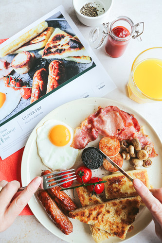 Ulster Fry Box Irish Breakfast Box - Main Image