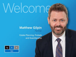 Meet FGHW's Newest Partner, Matthew Gilpin