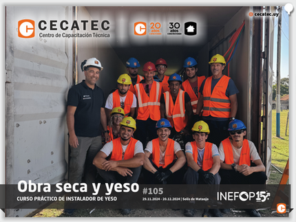 #105 • Capacitación de Obra Seca y Yeso en Solís de Mataojo convocado por INEFOP.