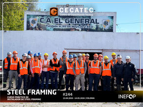#244 • Colonia | Curso práctico de Instalador de Steel framing, capacitación convocada por INEFOP.