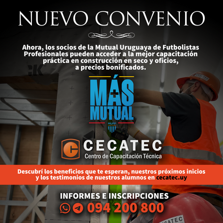 Convenio con la Mutual Uruguaya de Futbolistas Profesionales