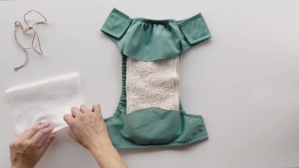 Thumbnail: UnuPana - cloth diapers: video with instructions of how it works when assembling the cover and liner