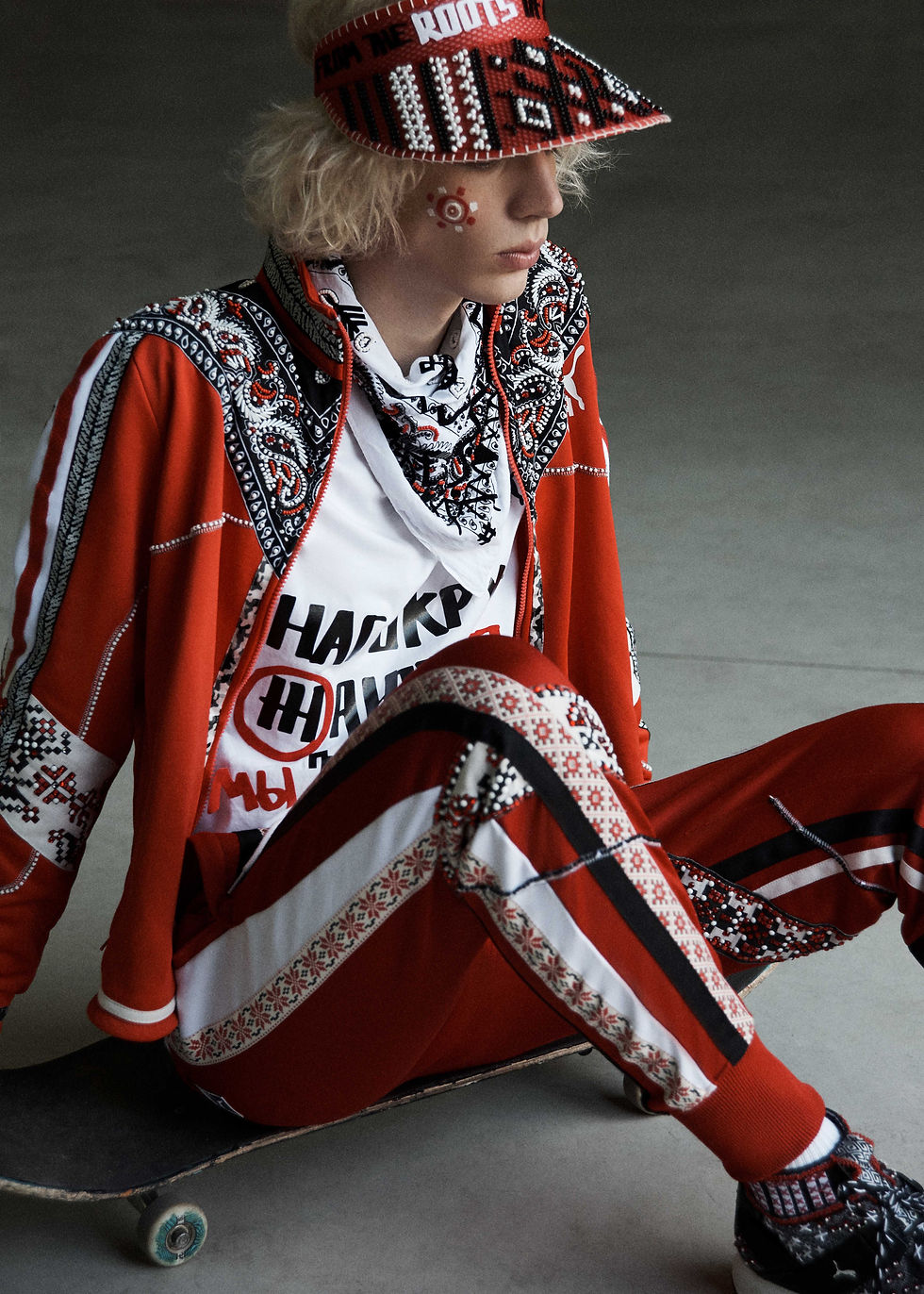 Thumbnail: Red Beaded Trousers