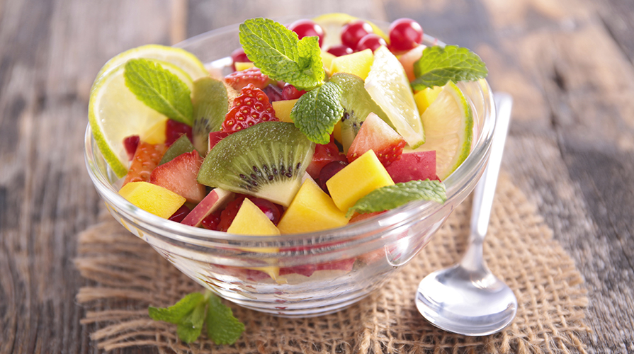 Arranged Food and Objects