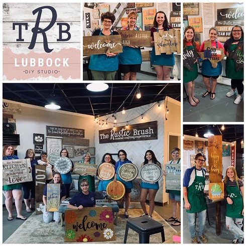 Rustic Brush Fundraising Paint Workshop