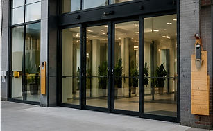 Shop front doors