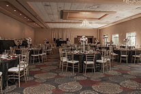 Grand ballroom at Crystal Gardens Wedding Venue in Southgate Michigan. Detroit based wedding photographer Bearded Wolf Productions