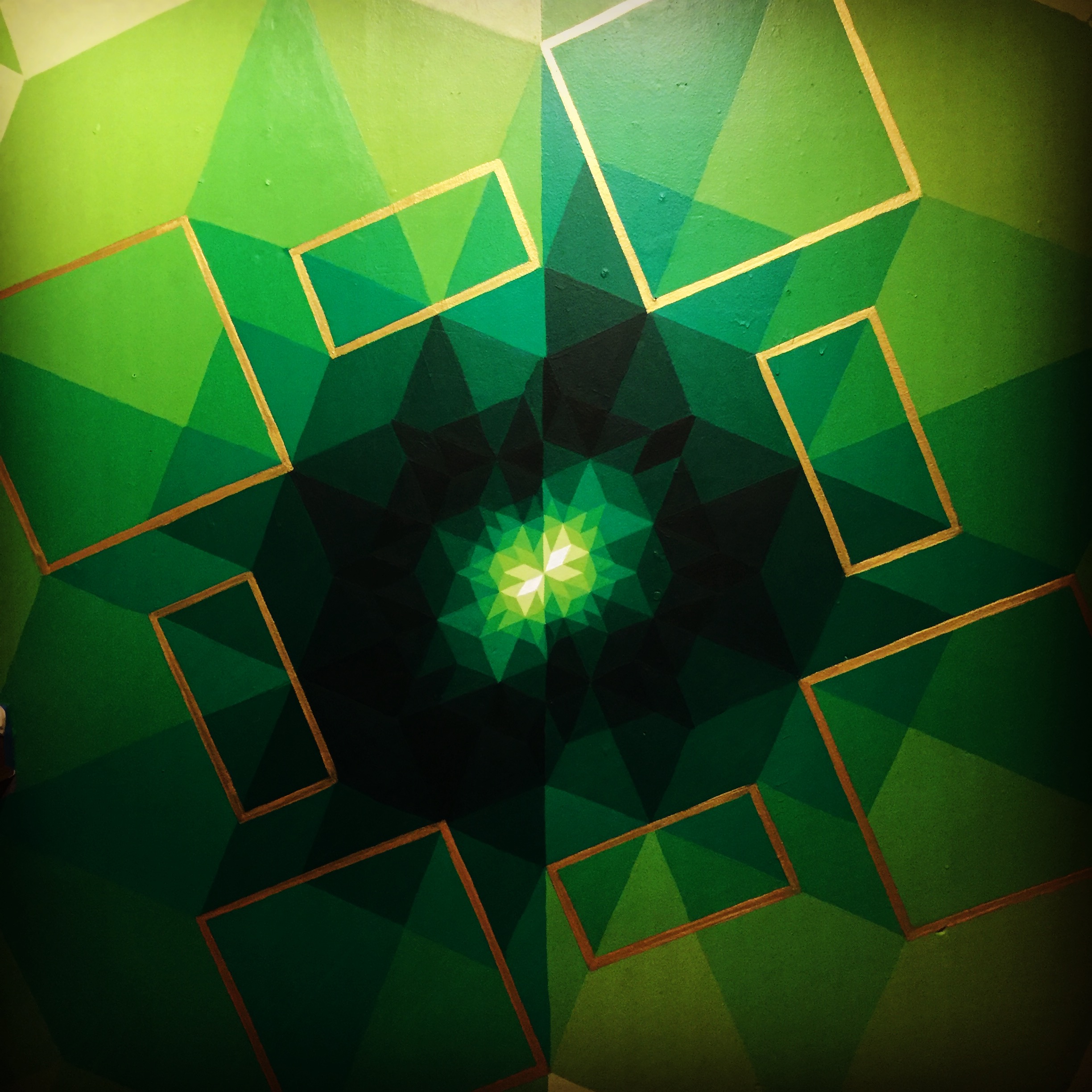 Music Studio Section in Green