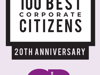 CR Magazine Announces 100 Best Corporate Citizens of 2019