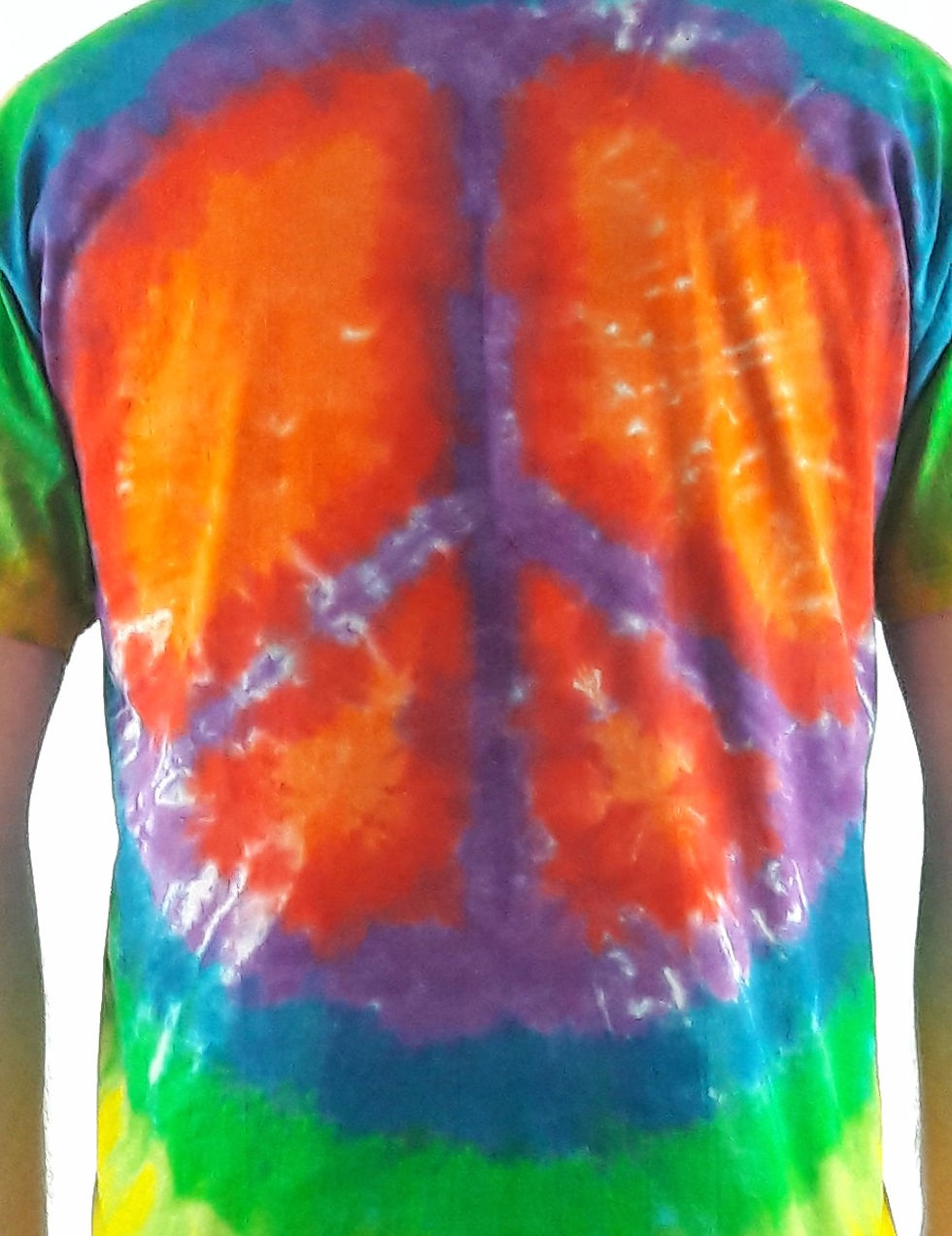 Thumbnail: Peace Symbol T Shirt - Orange