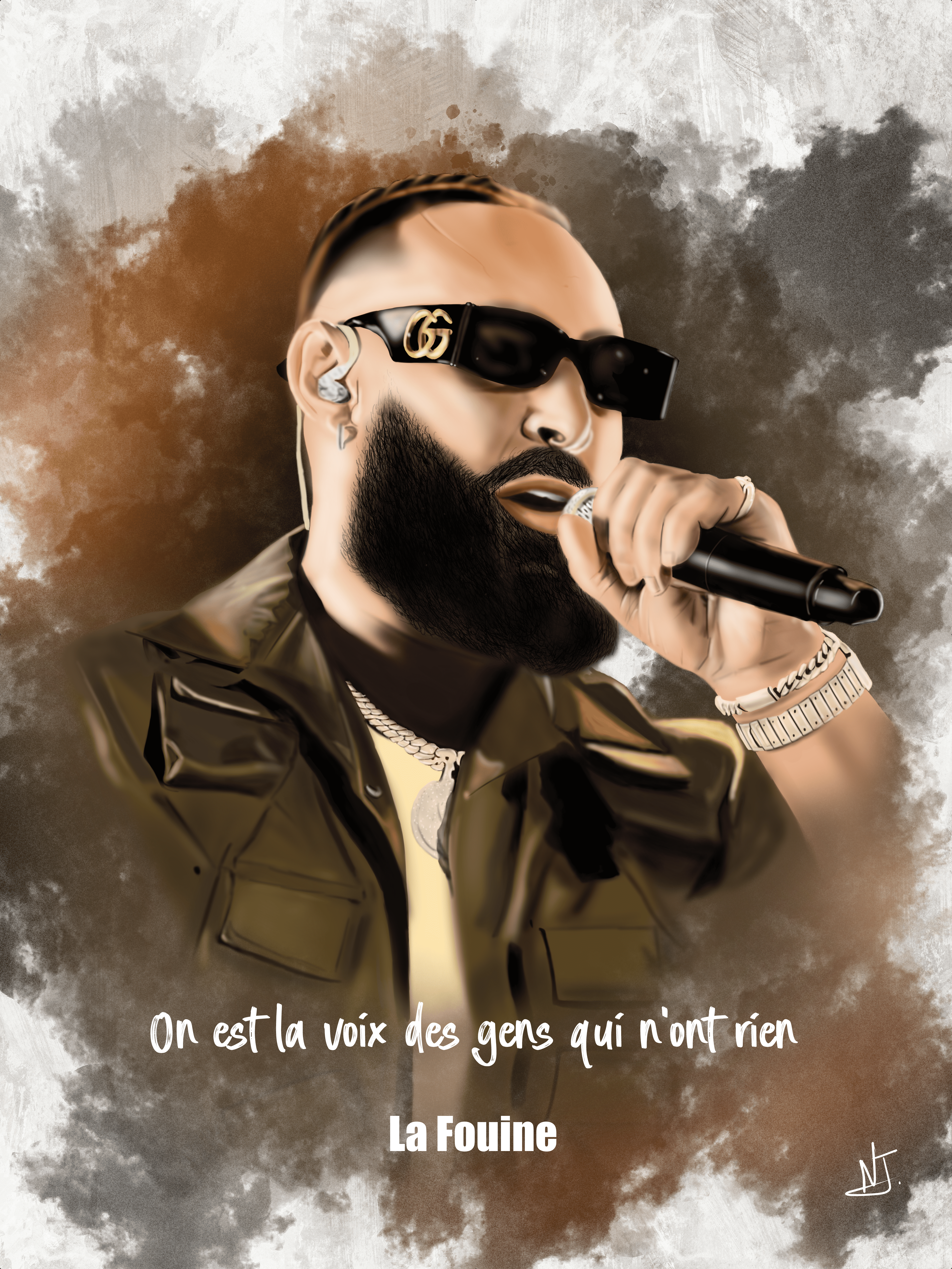 Print "La Fouine"