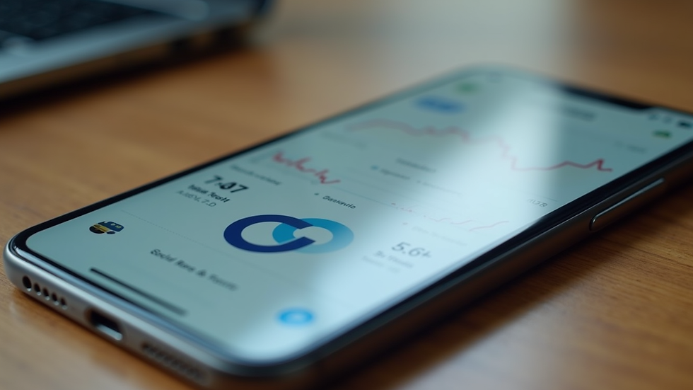 Close-up view of a smartphone displaying social media analytics