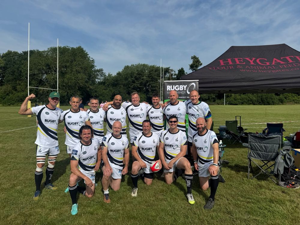 Veterans rugby team photo