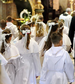 Children at First Communion