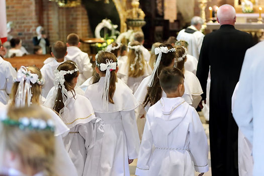 Children at First Communion