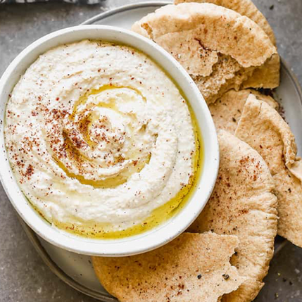 HOME-MADE HUMMUS