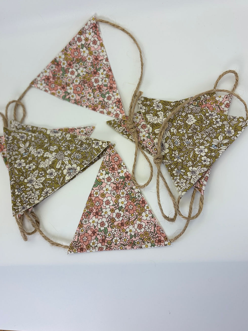 Thumbnail: Handmade Floral Fabric Bunting