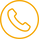Phone icon orange
