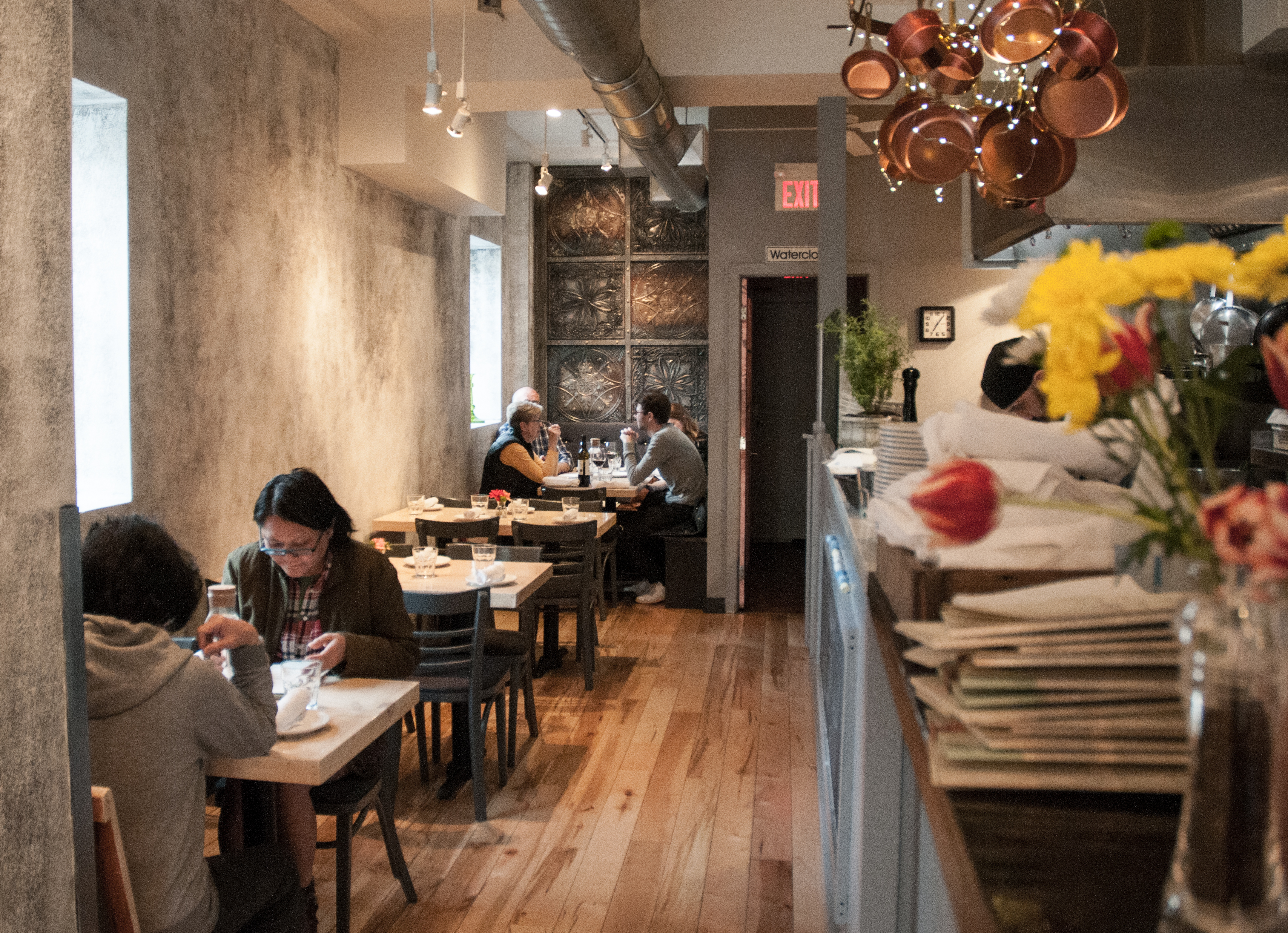 Back of the bistro