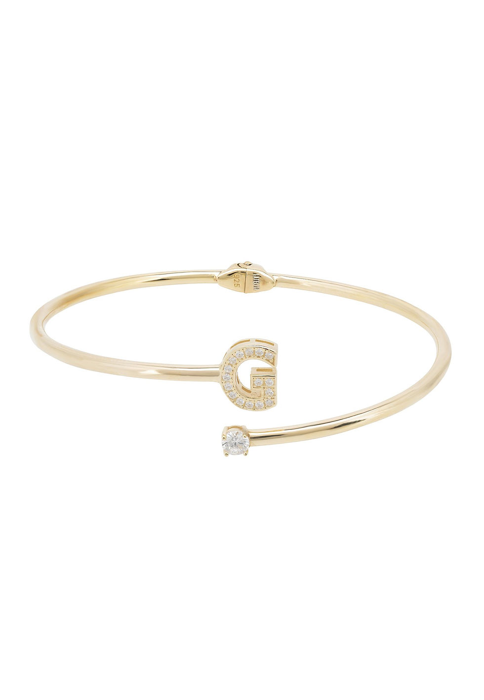 Thumbnail: Initial Bangle Gold G