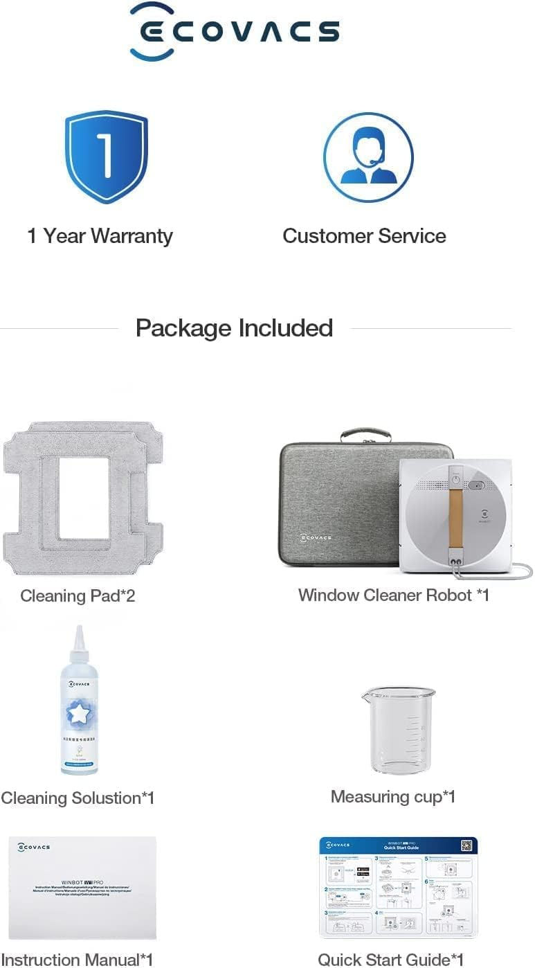 Miniatura: ECOVACS Winbot W1 Pro