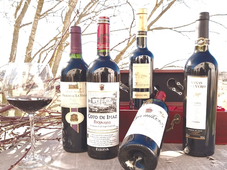 Los mejores vinos antiguos españoles del año 1999