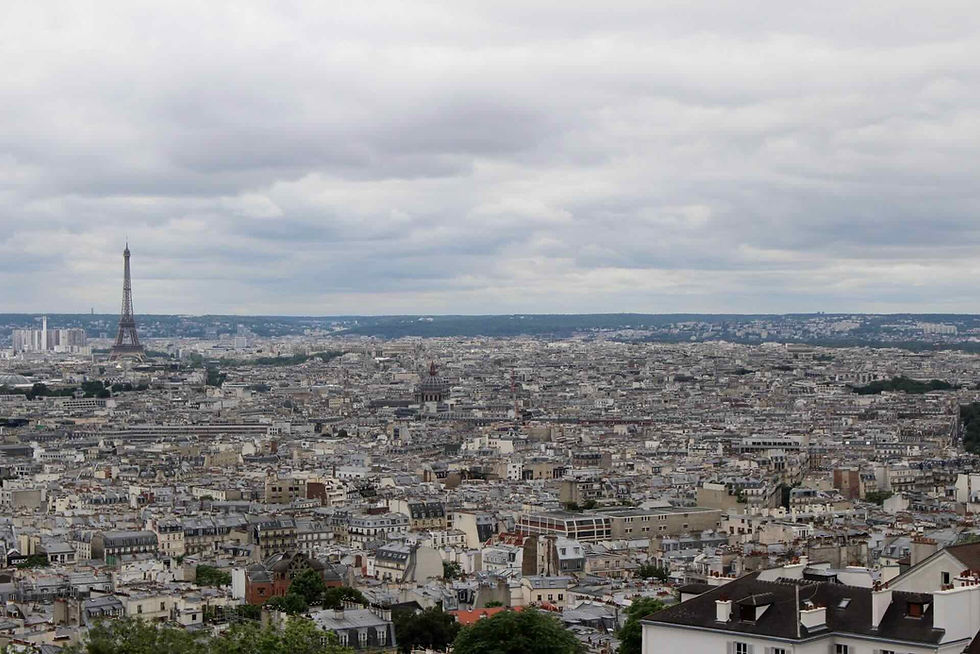 View from the Panoramic Montmartre flat