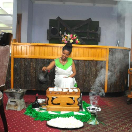 ethiopian coffee ceremony-ras amba hotel