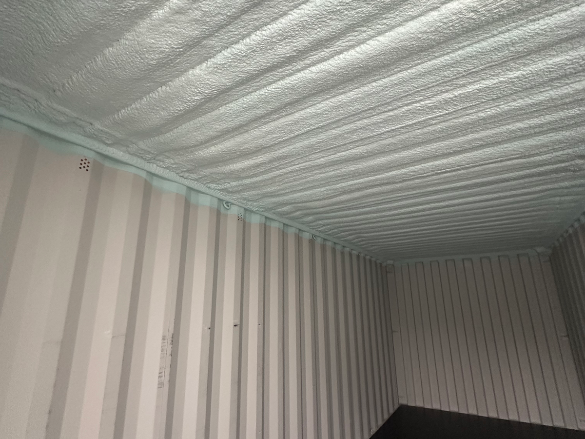 20FT Shipping Container with Closed-Cell Spray Foam Ceiling – Brand New, One Tri — view 5