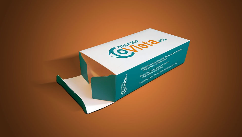 Miniatura: Caixa Cartucho para Ótica – Personalizada 17,5x7,5x5,5cm