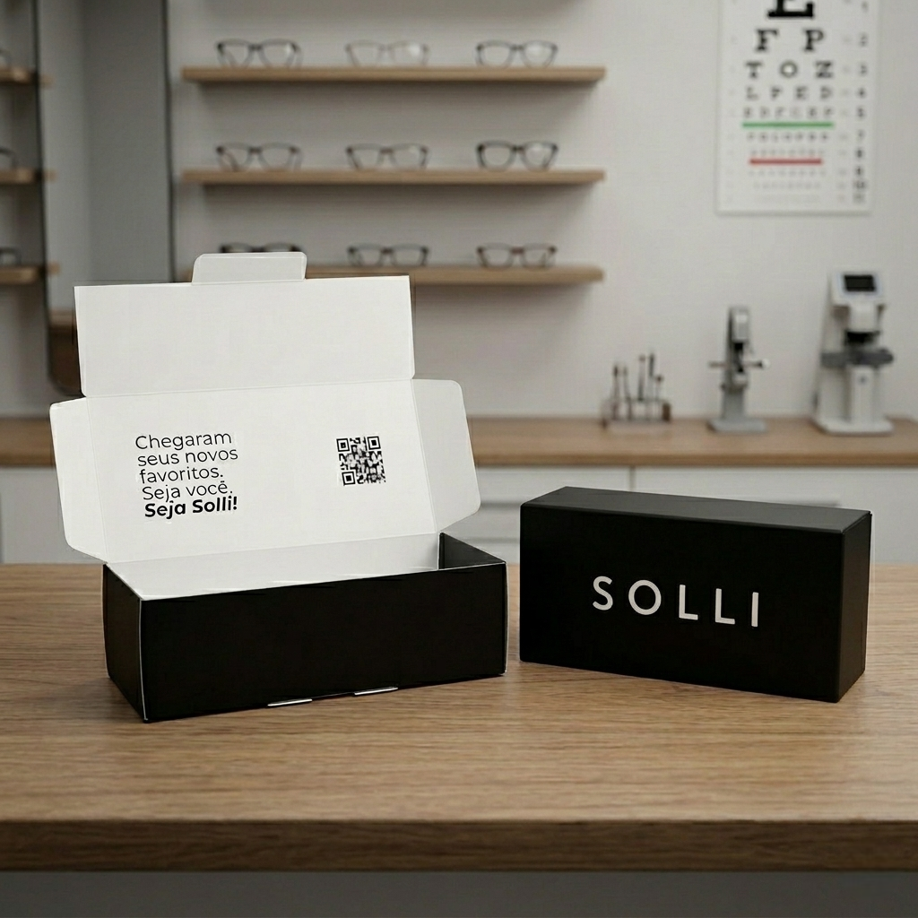 Caixa Estojo para Ótica – Personalizada 17x7,5x5cm