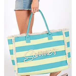 Thumbnail: Summer Canvas Beach Tote