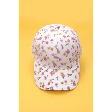 Thumbnail: Floral Baseball Cap-Great Colors!