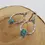Thumbnail: Boho Vintage Drop Turquoise Earrings