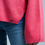 Thumbnail: Coral Fine Knitted Sweater With Glitter Details