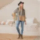 Thumbnail: Vintage Bohemian : Patchwork Shirt-Open Front