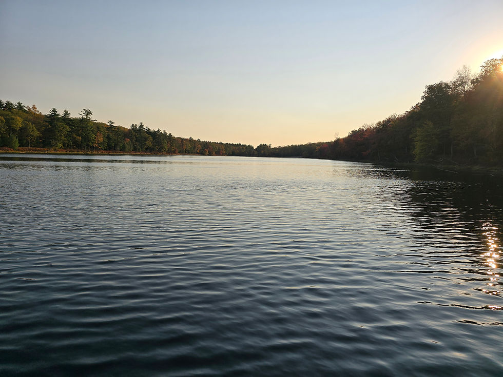 A picture of a lake