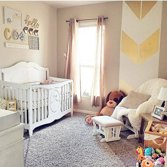And my favorite room, the nursery! Hubby & I loved the original design so much that we recreated it