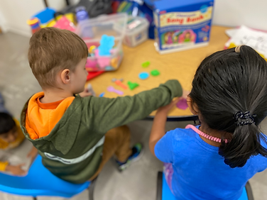 OOTKS ABA therapy peers practicing social skills, language skills, and functional play skills