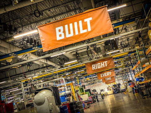 Banner Design in Warehouse