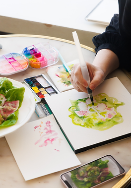 Wander Color Studio Live Event Painting and Custom Watercolor Artist
