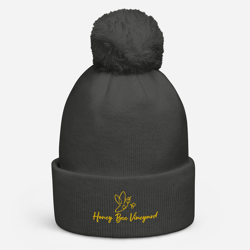 Thumbnail: Honey Bee Pom pom beanie